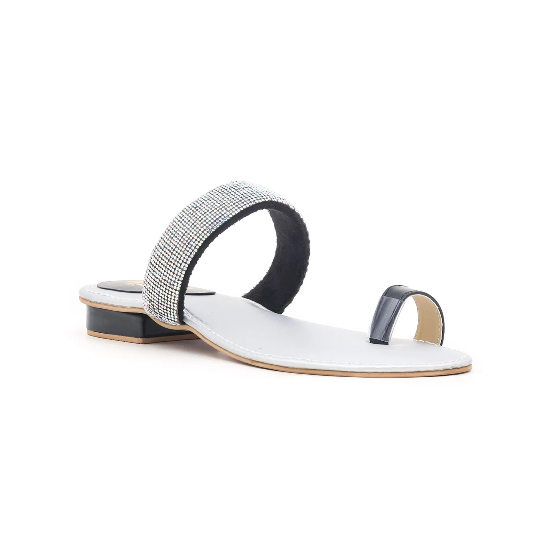 Black Fancy Chappal FN0604