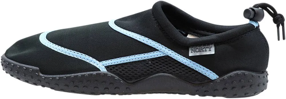 NORTY Big Kids 4-8 Black/Blue 2 Watershoe 39469BK