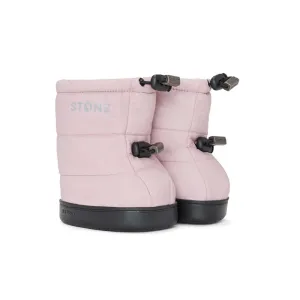 Stonz Toddler Puffer Winter Booties - Haze Pink